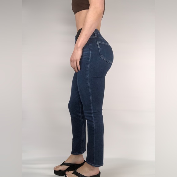 Paige Cindy Maternity Jeans Elastic Gusset Stretchy Waist - Picture 3 of 11